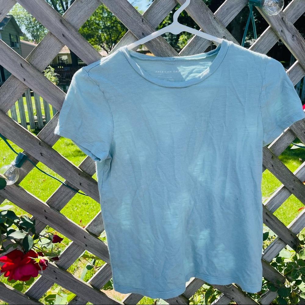 American Eagle Baby Blue Top!